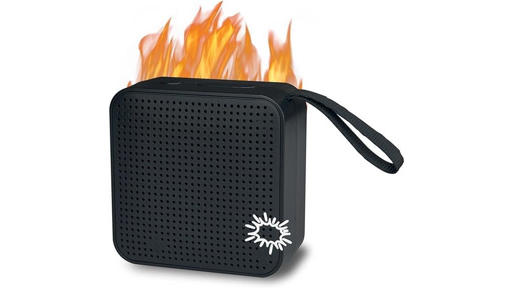fireplace crackling sound box