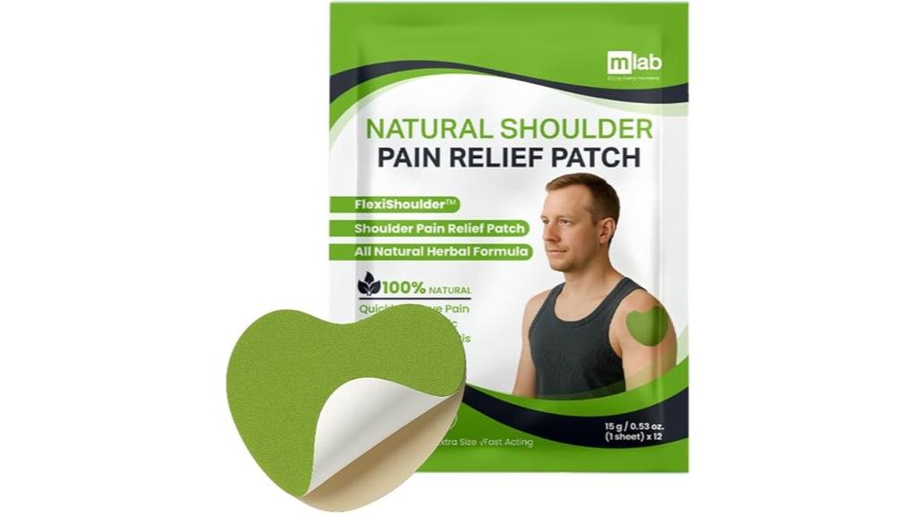flexible shoulder relief patches 12 pack