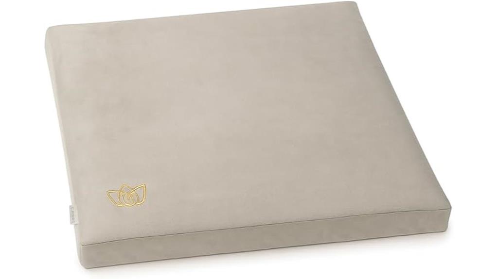 florensi velvet covered large cushion