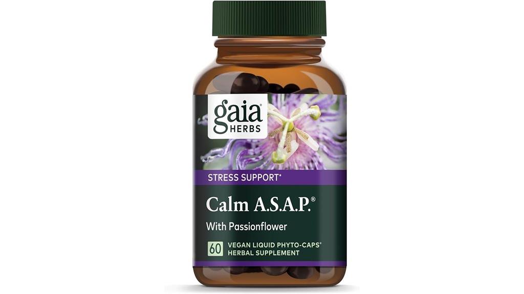 gaia herbs calm a s a p 60 vegan capsules