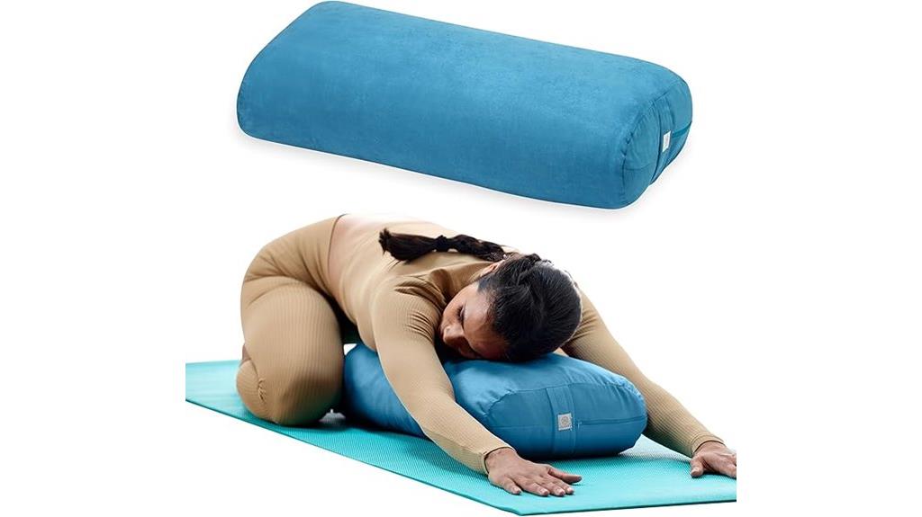 gaiam round yoga bolster