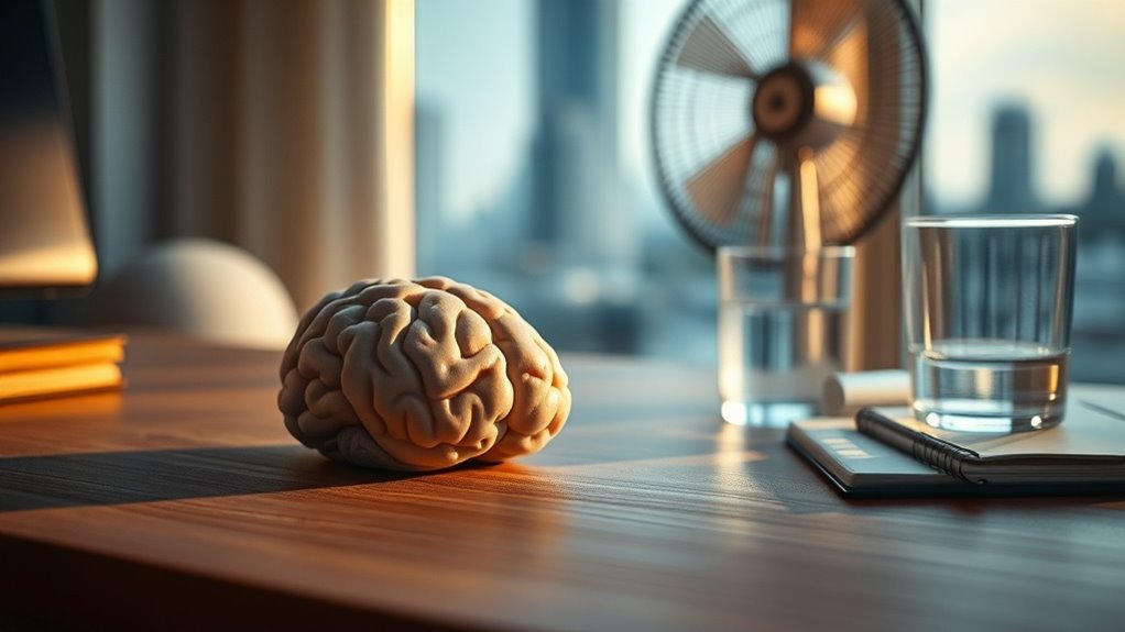 gentle ambient noise stabilizes attention