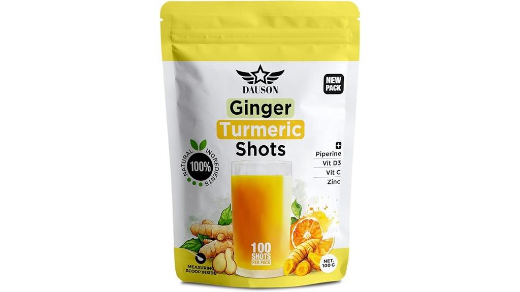 ginger turmeric with additives