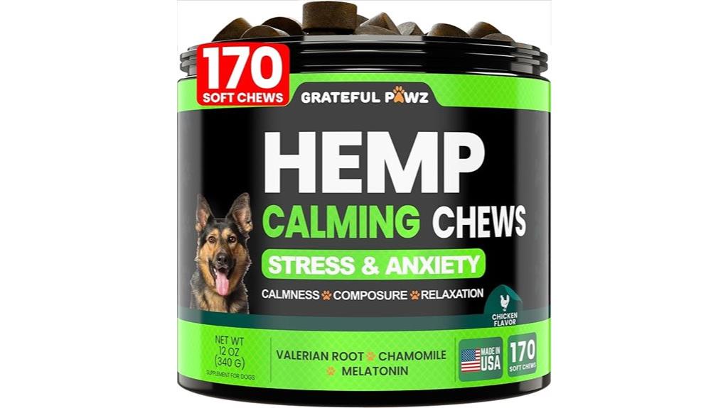 grateful pawz hemp calming chews