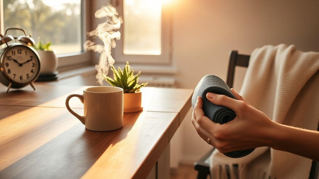 grounding through breath body routine