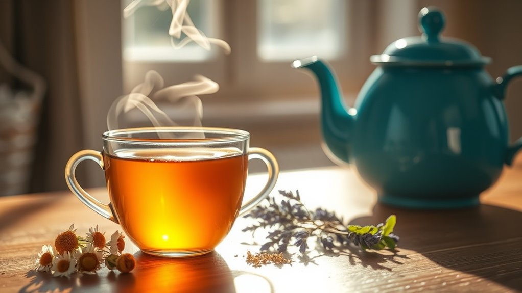 herbal tea for mindful calm