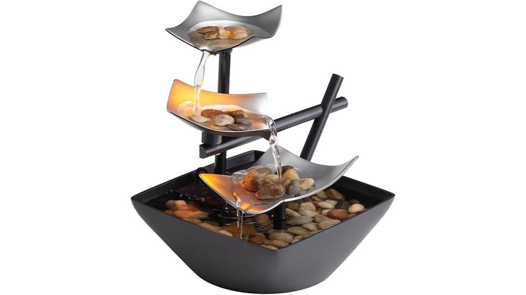 homedics tabletop fountain with pump