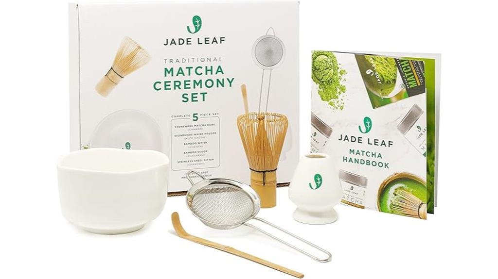 jade leaf matcha gift set