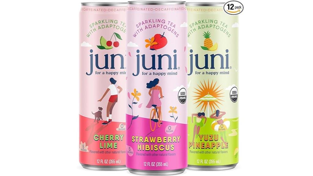 juni sparkling adaptogen drink