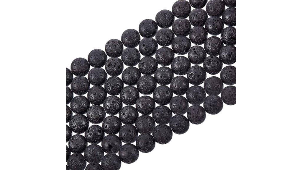 lava beads 470pcs black
