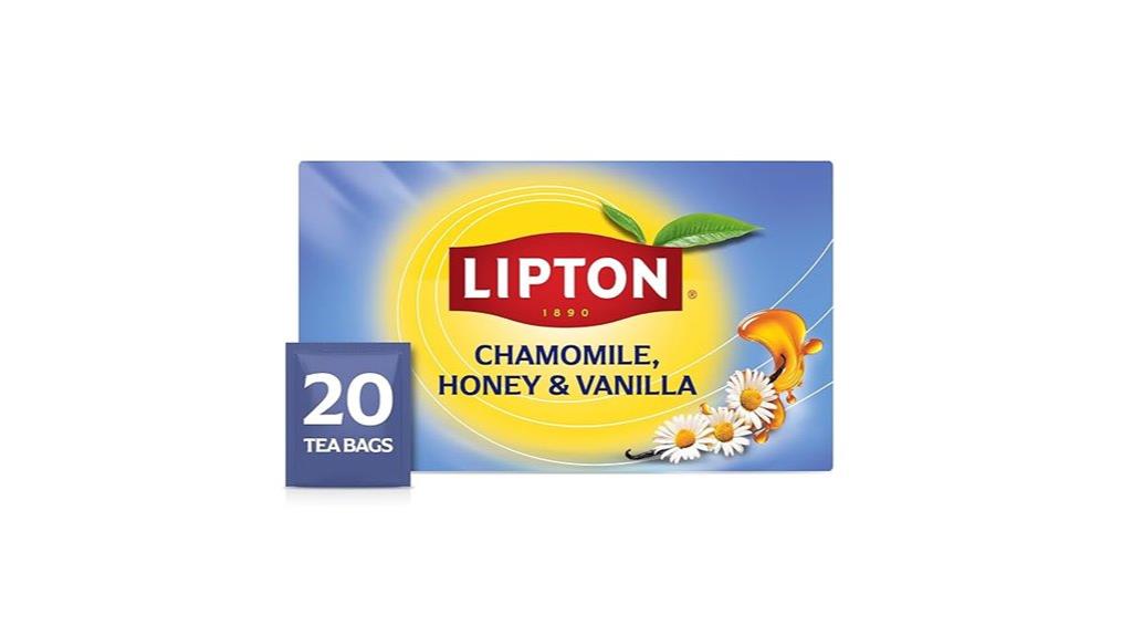 lipton honey vanilla chamomile tea