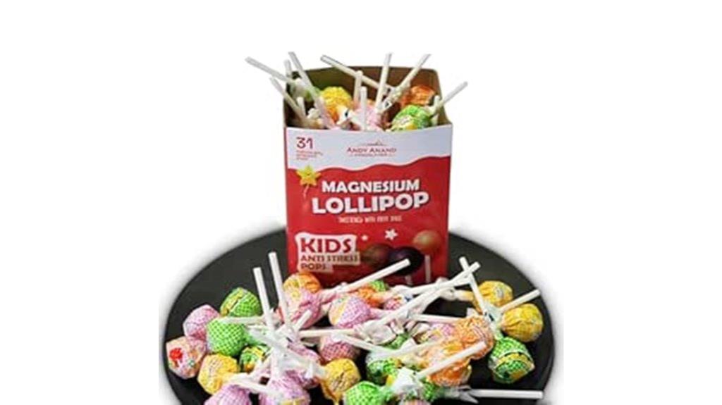low calorie lollipops with magnesium