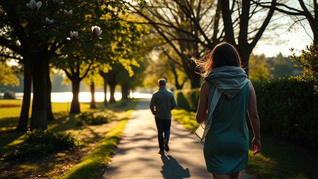 mindful walking for emotional detox