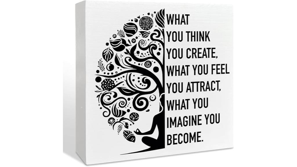 namaste meditation desk decor