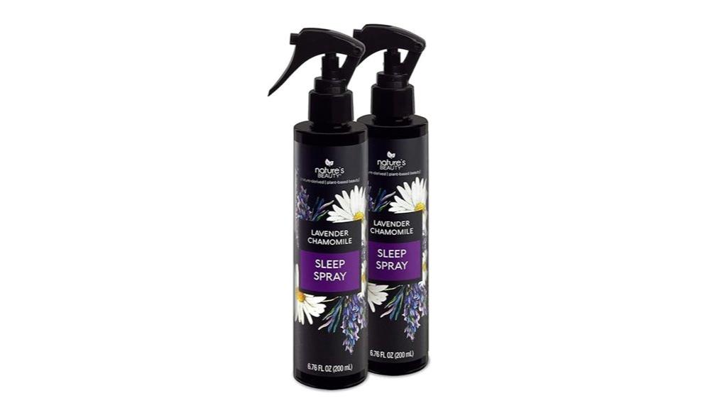 nature s beauty lavender chamomile sleep spray