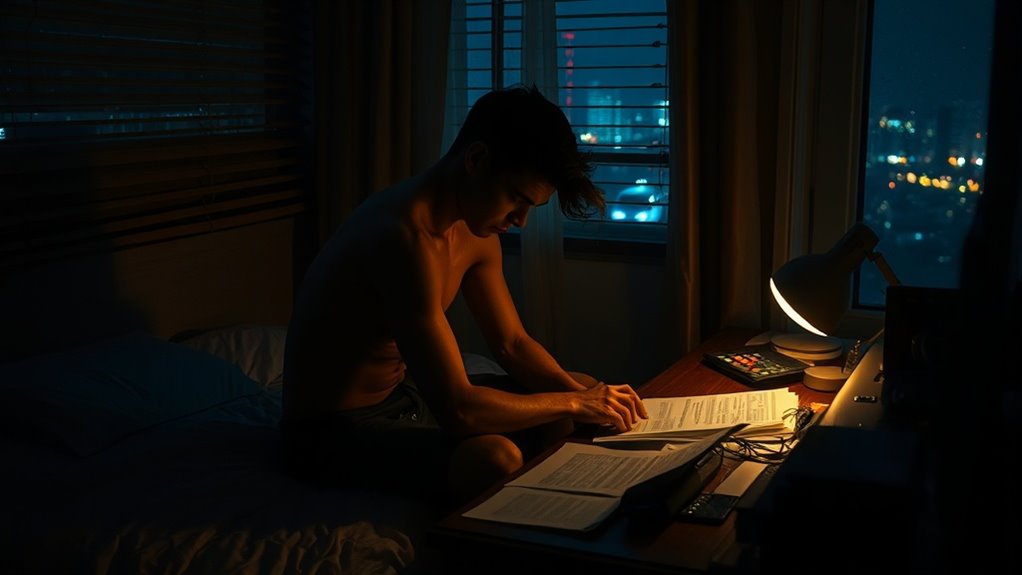 nighttime stress shifts toward restoration