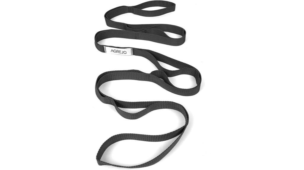 non elastic yoga strap with loops