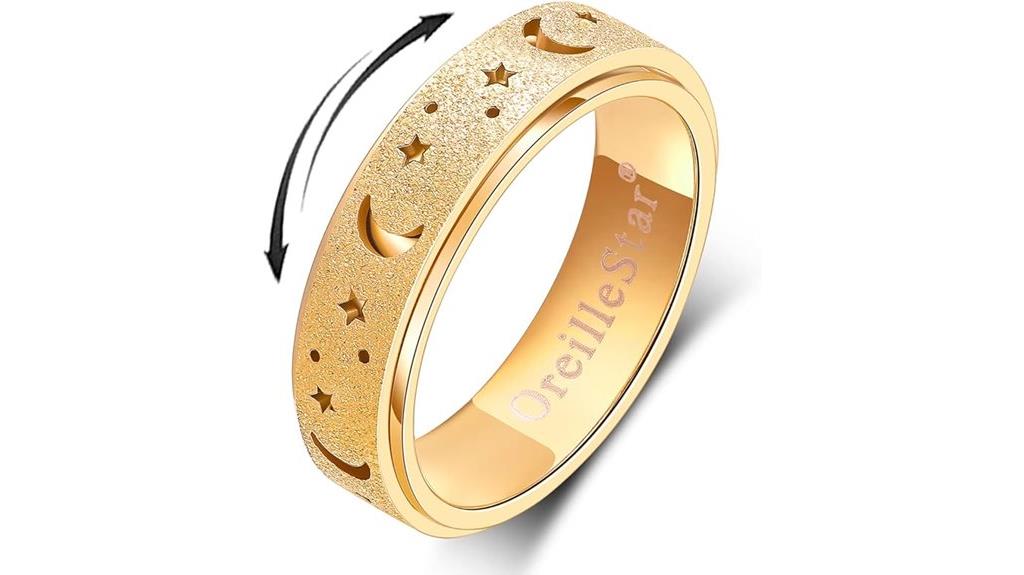 oreillestar anxiety ring spinner