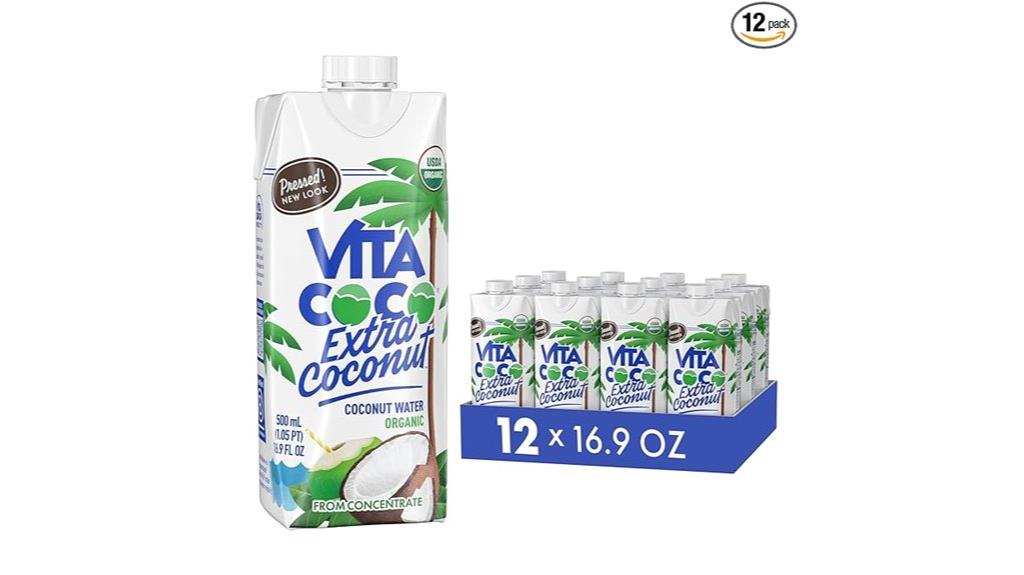organic coconut water pack of twelve