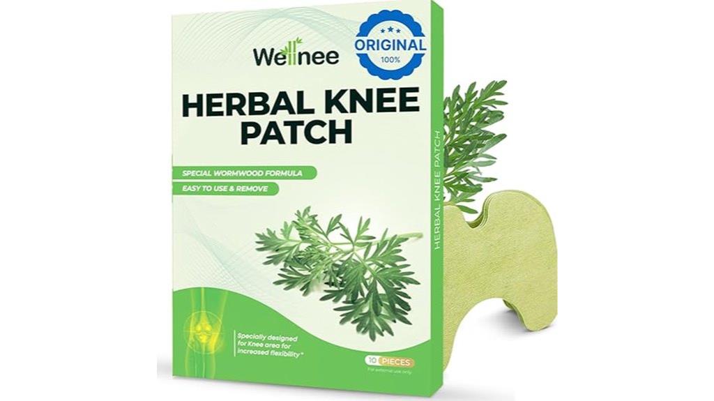 original herbal knee patch instructions