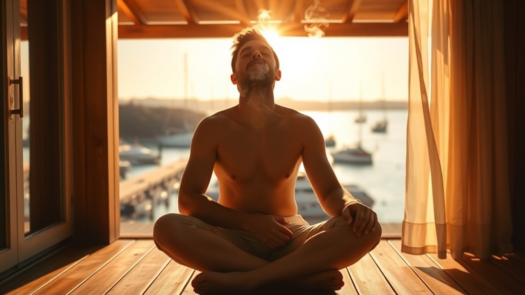 slow breathing reduces autonomic arousal