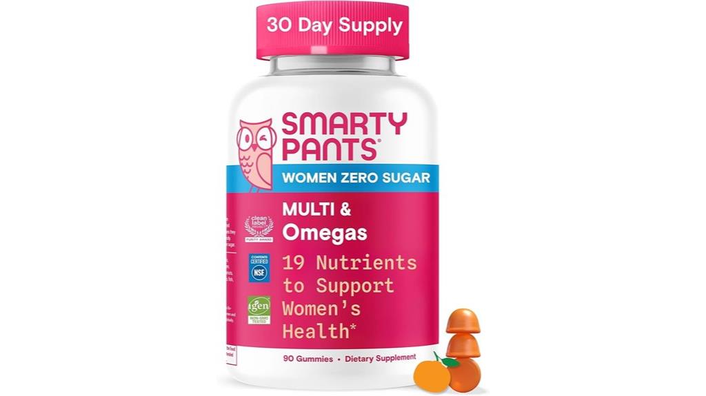 smartypants zero sugar multivitamin gummies