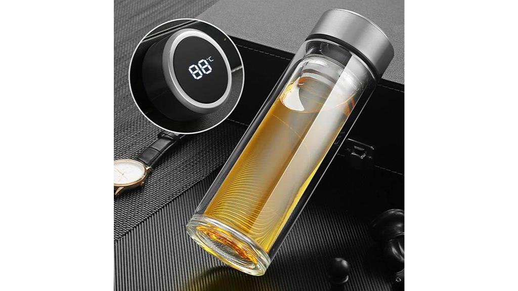 tea infuser bottle with filter