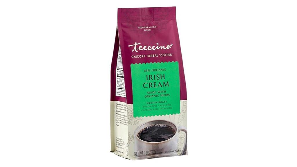 teeccino irish cream coffee alternative