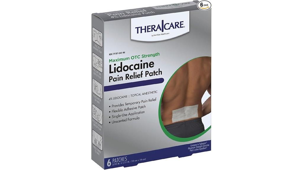 theracare 4 lidocaine patches
