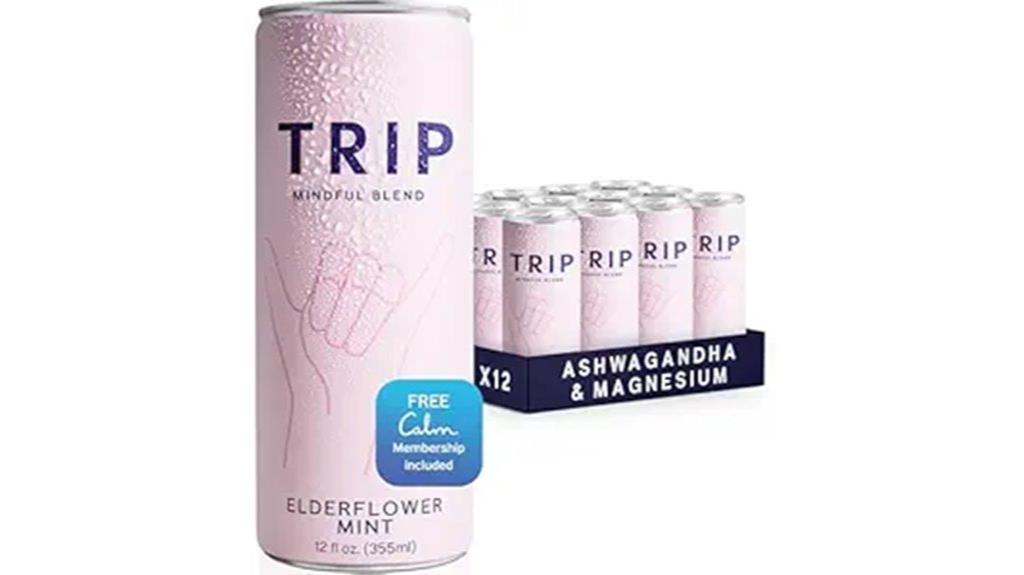 trip mindful adaptogen seltzer 12 pack