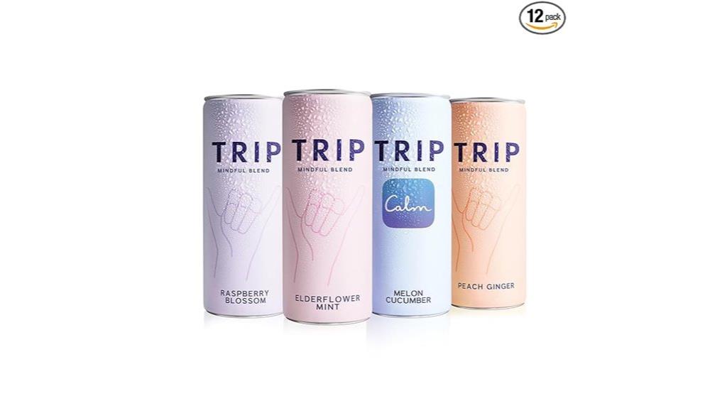 trip mindful blend adaptogen seltzer