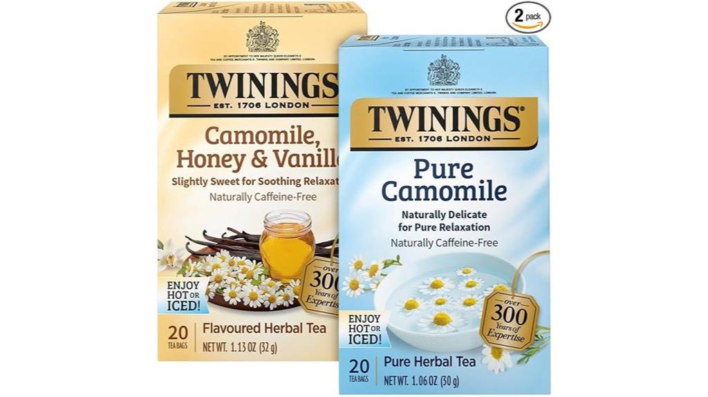 twinings chamomile caffeine free duo