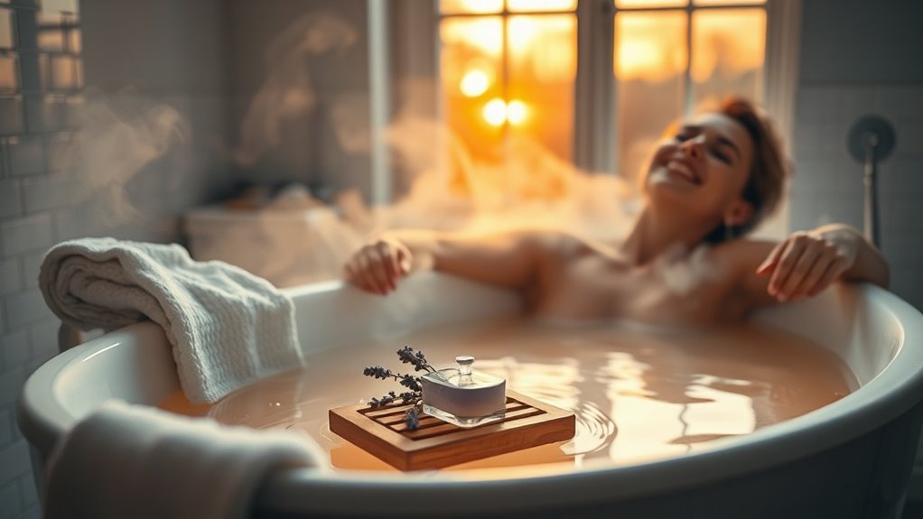 warm bath promotes parasympathetic recalibration