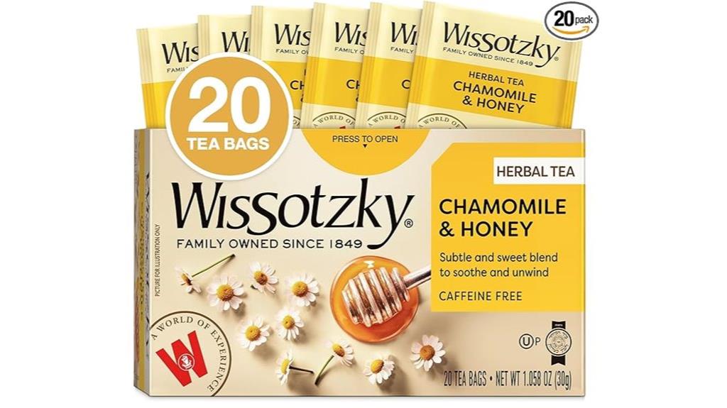 wissotzky chamomile honey tea