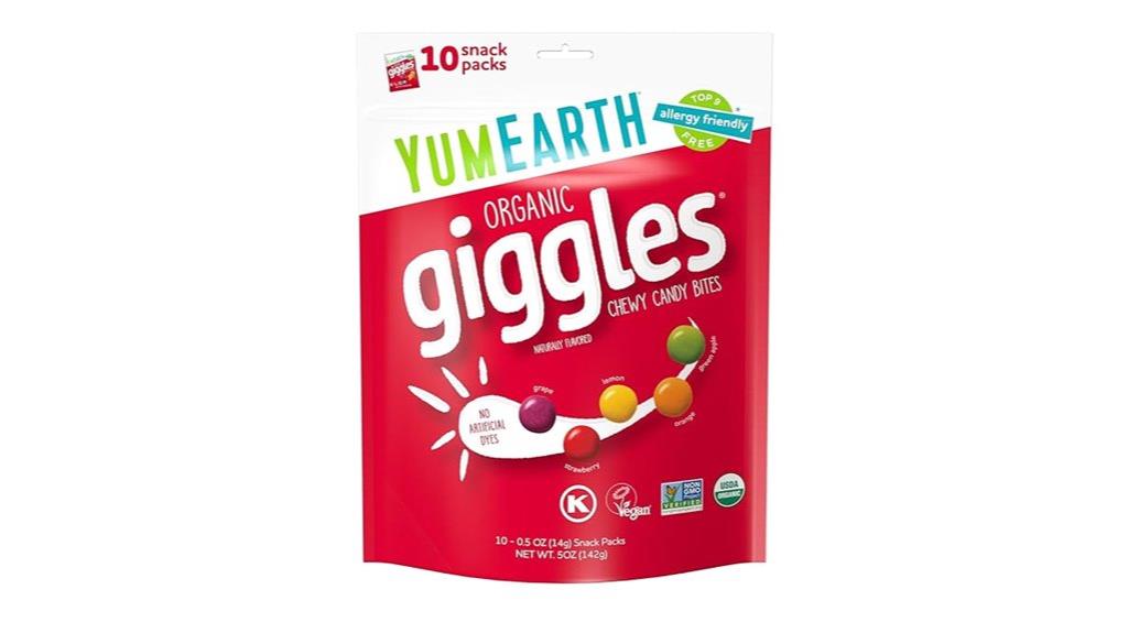 yumearth organic chewy candy